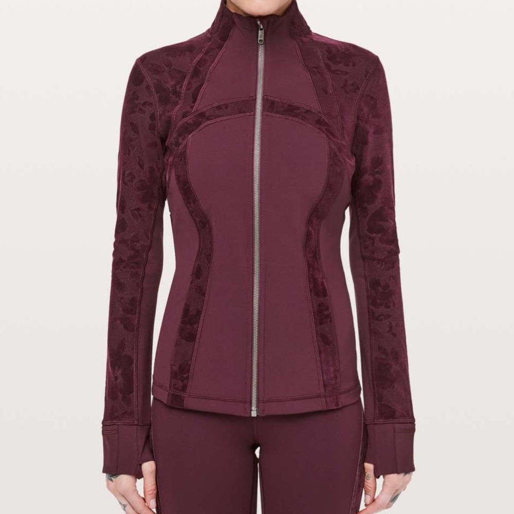 ✨RARE✨ Lululemon Define Jacket Flocked in Dark Adobe - Size 4
